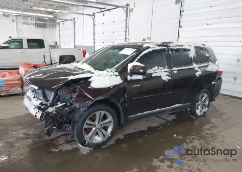 2012 Toyota Highlander Limited V6 из США, поврежденный, VIN 5TDDK3EH2CS125434